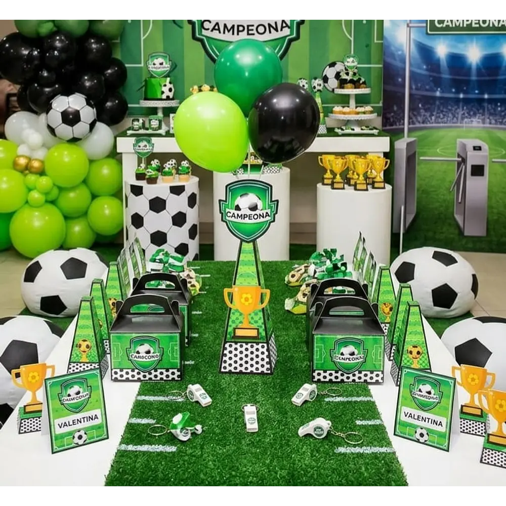 Centro de mesa futbol