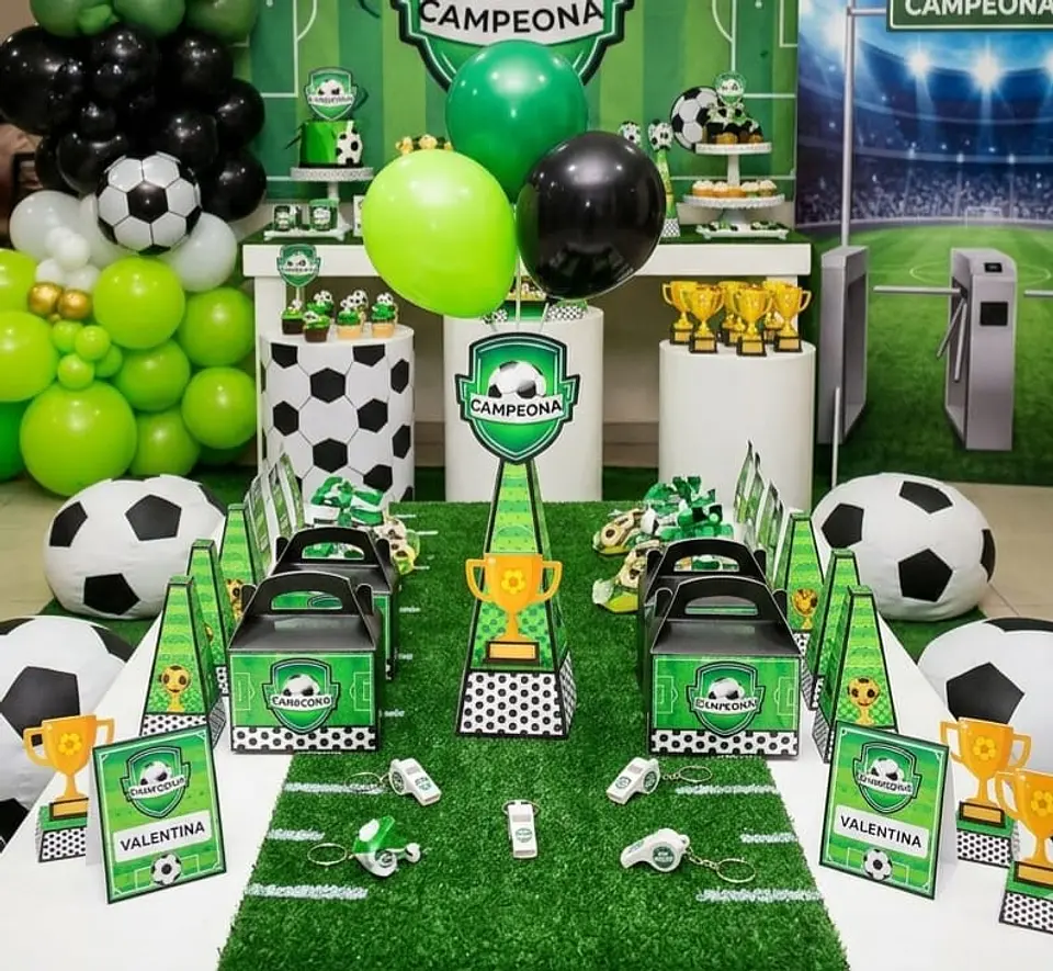 Centro de mesa futbol 2