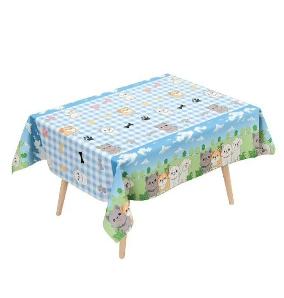 Mantel plástico perrito 1
