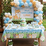 Mantel plástico perrito