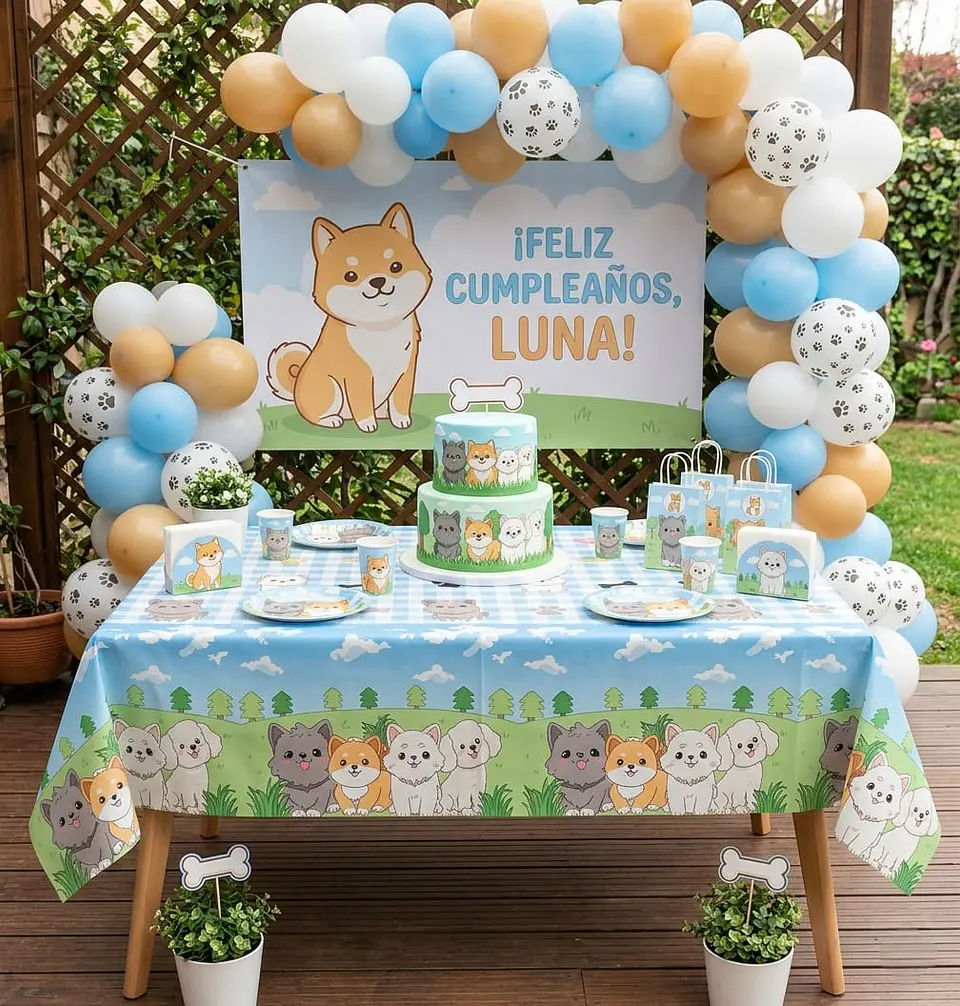 Mantel plástico perrito 2