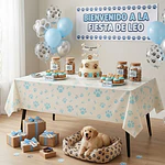 Mantel huellas perros y gatos