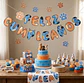 Guirnalda cumpleaños huellas perros y gatos - Miniatura 2