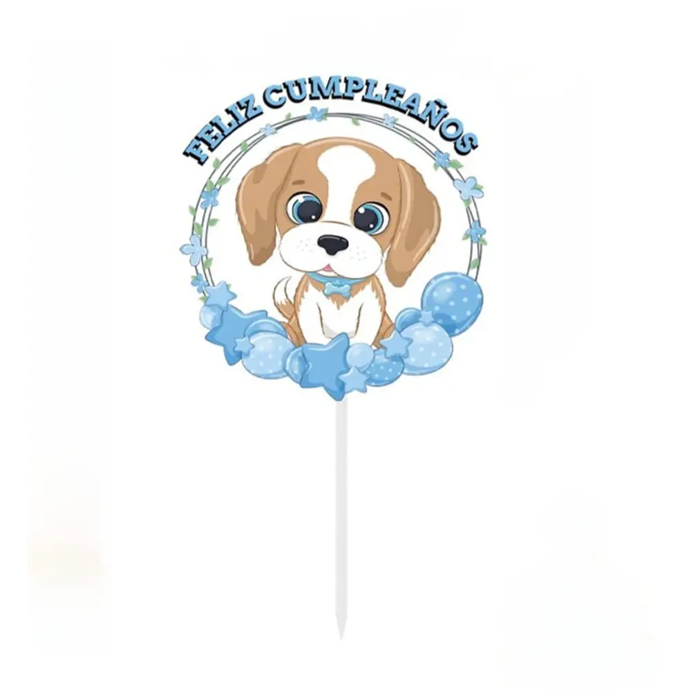 Vela decorativa perrito