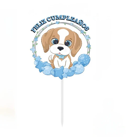Vela decorativa perrito