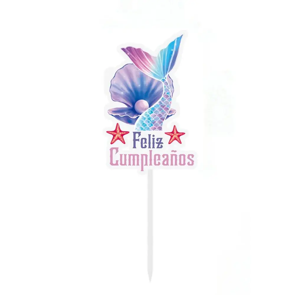 Vela decorativa de sirena