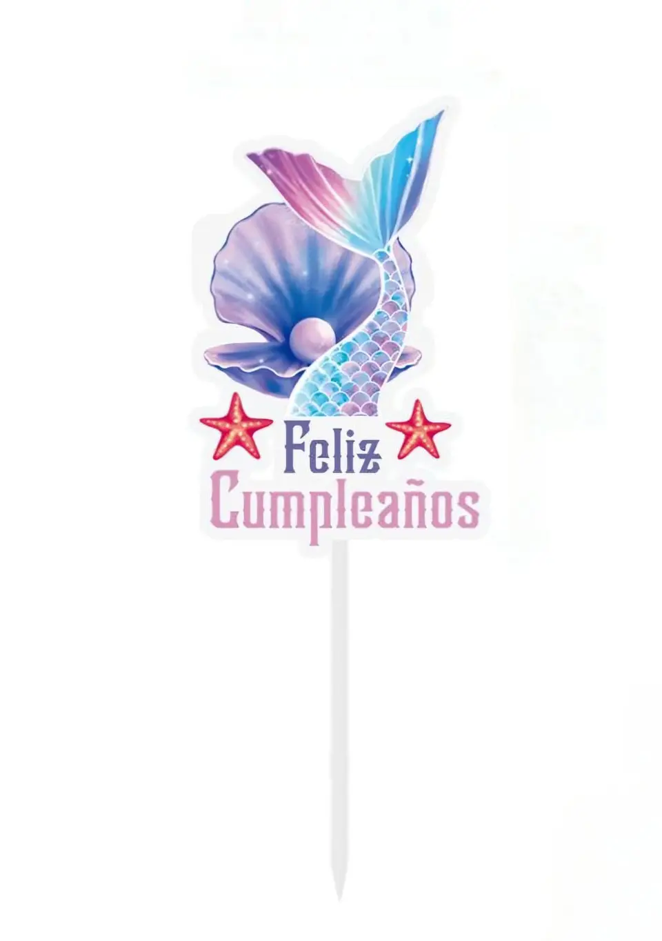 Vela decorativa de sirena 1