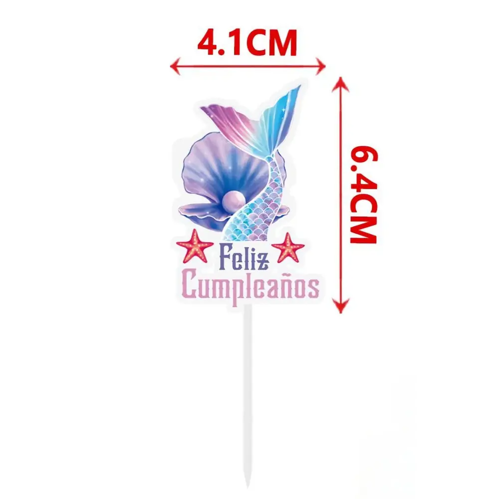 Vela decorativa de sirena