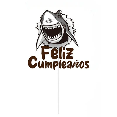 Vela cumpleaños tiburón