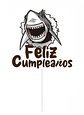 Vela cumpleaños tiburón - Miniatura 1