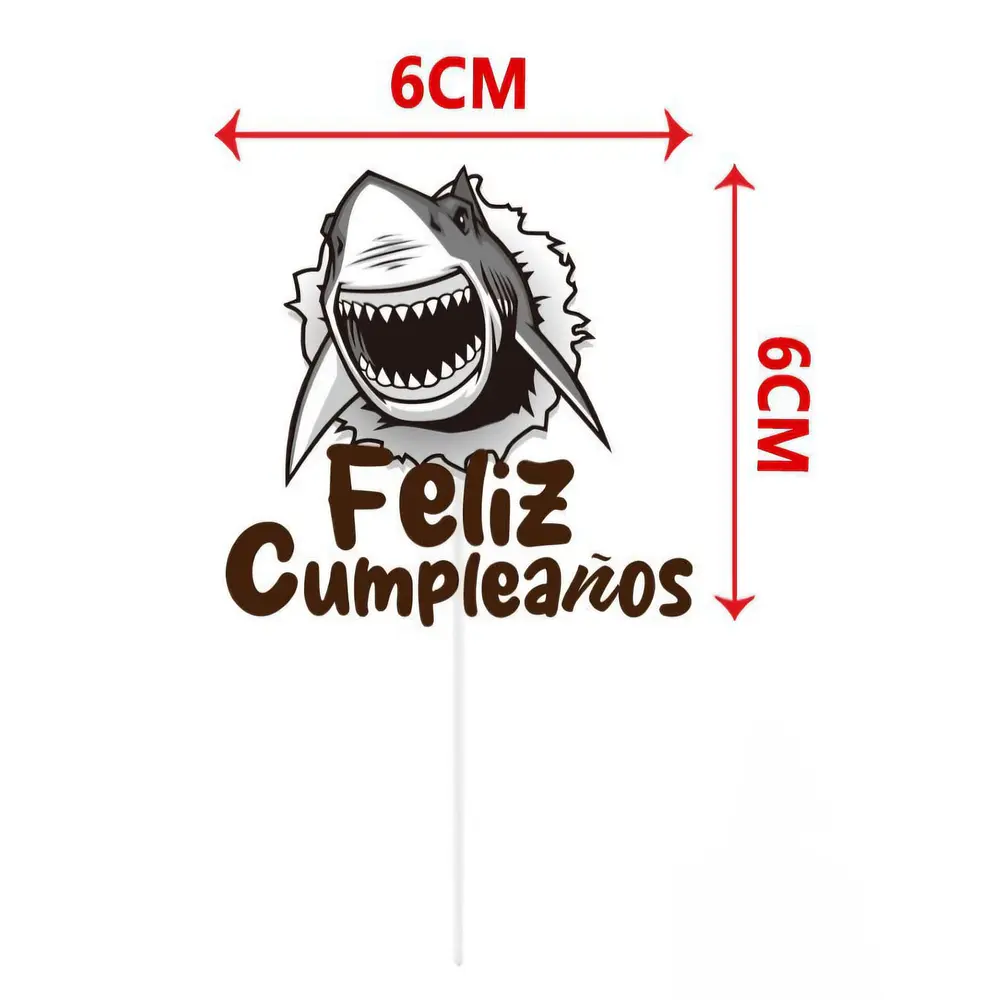 Vela cumpleaños tiburón