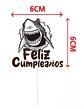 Vela cumpleaños tiburón - Miniatura 2