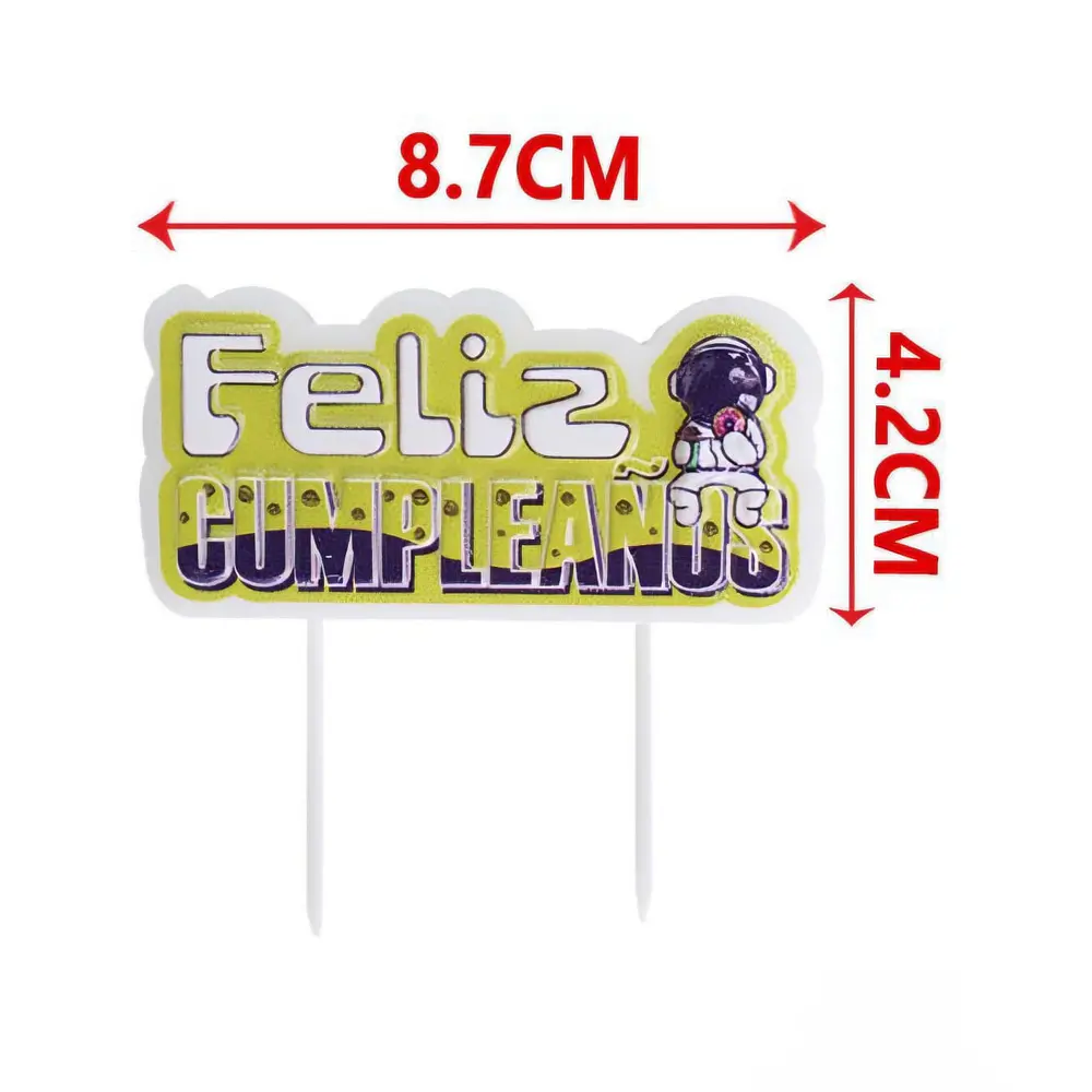 Vela cumpleaños astronauta