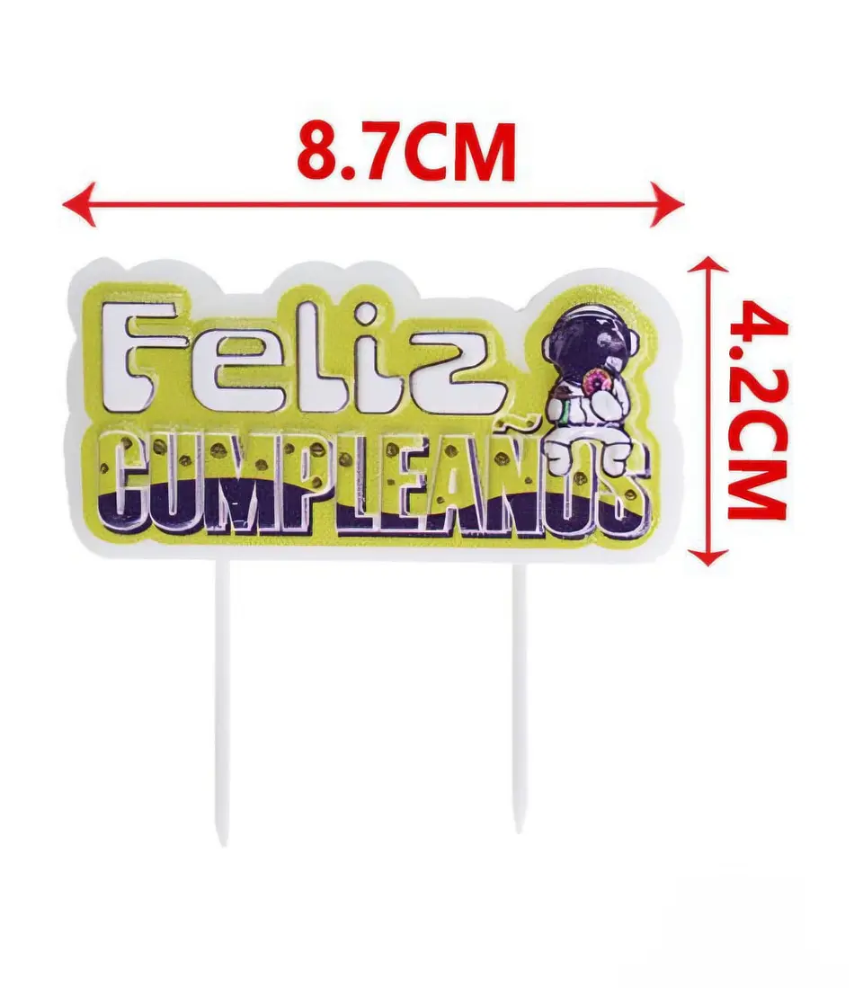 Vela cumpleaños astronauta 2