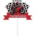 Vela cumpleaño de motos