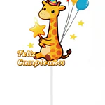 Vela cumpleaños jirafa