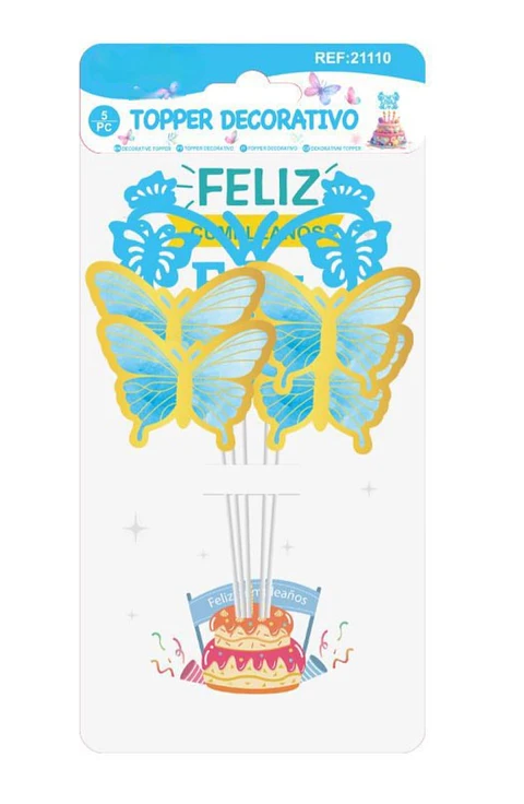 Topper mariposa