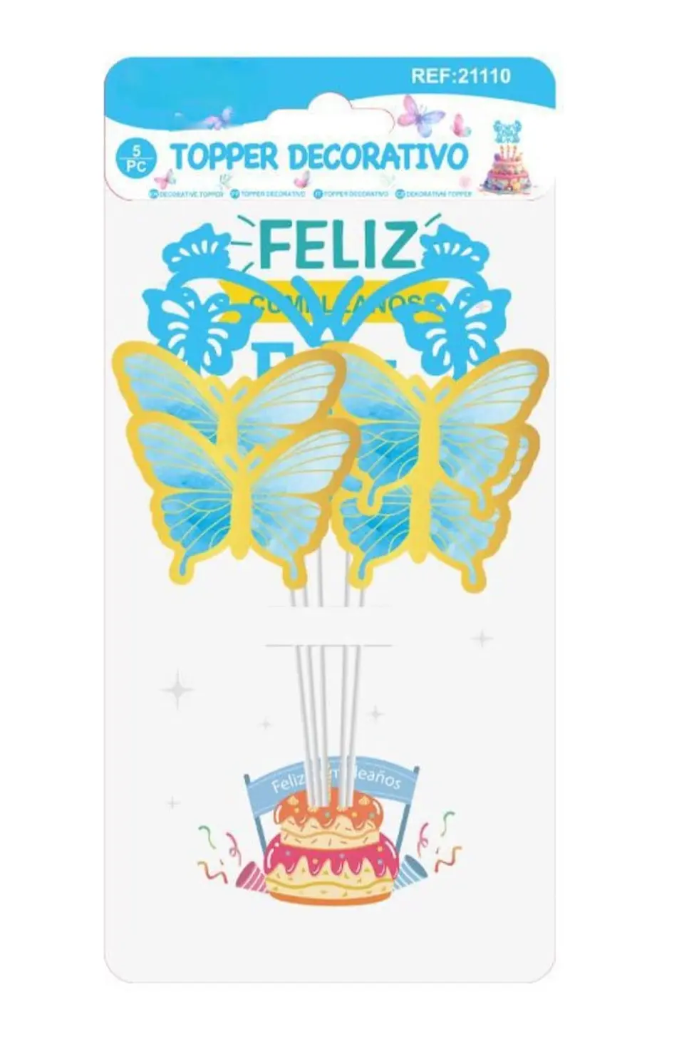 Topper mariposa 1