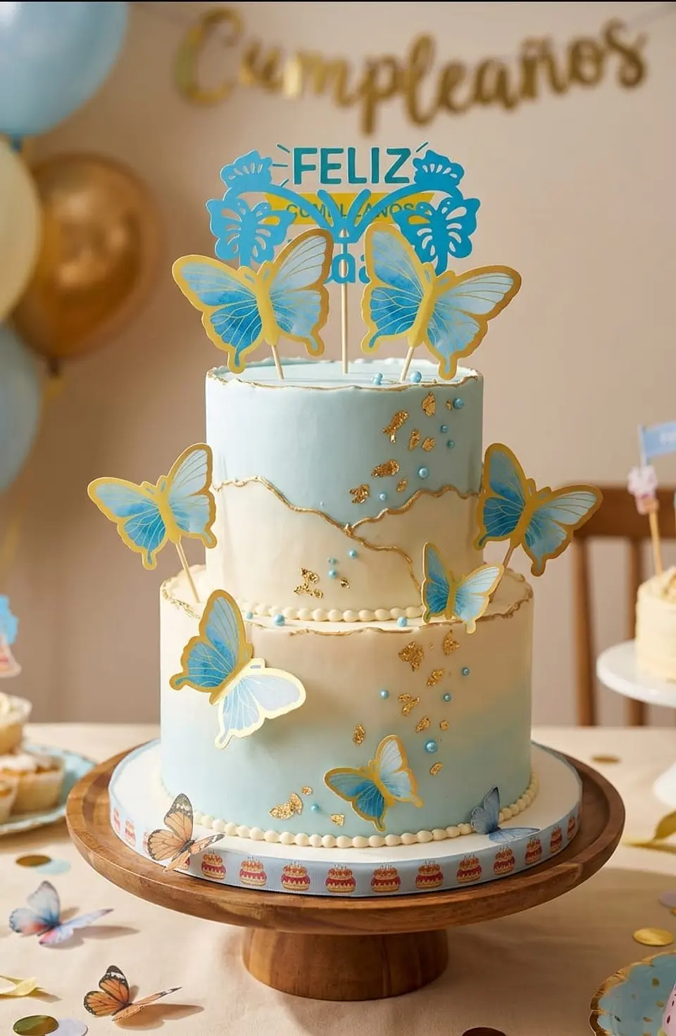 Topper mariposa 2