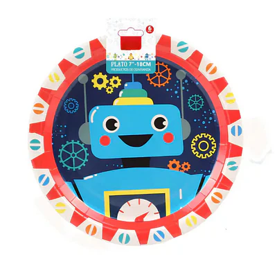 Platos robot 6 unidades