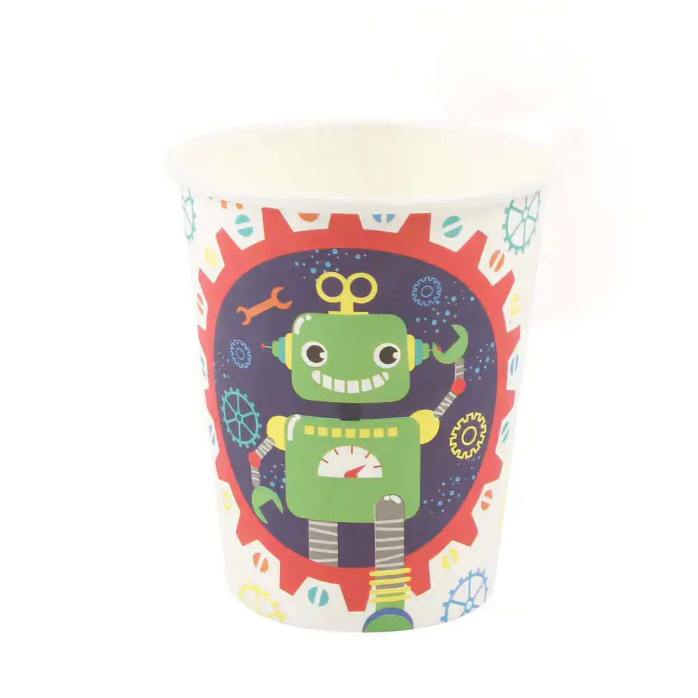 Vasos robot 6 unidades
