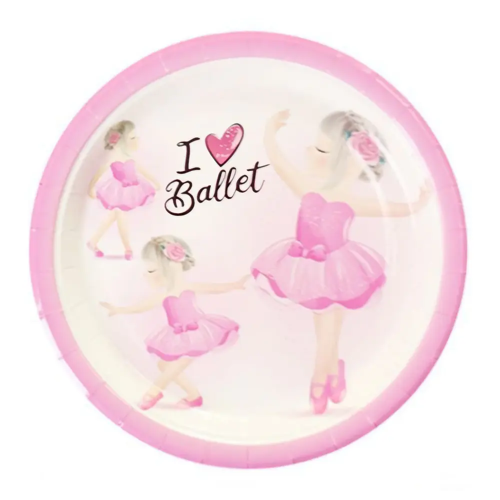 Platos bailarina 6 unidades