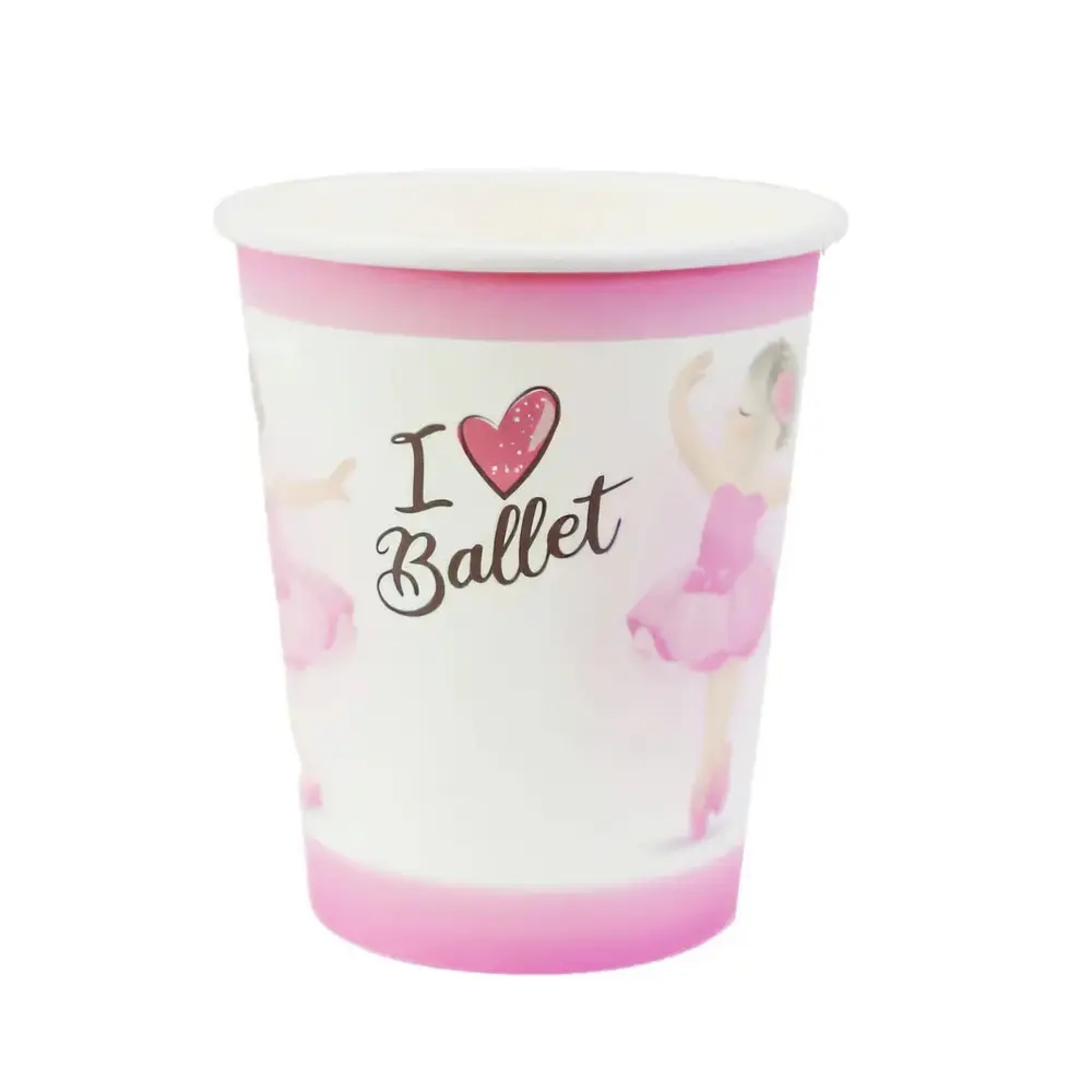 Vasos bailarina 6 unidades
