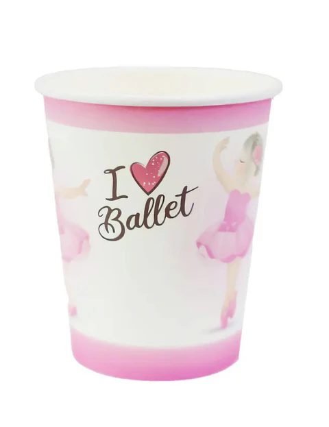 Vasos bailarina 6 unidades