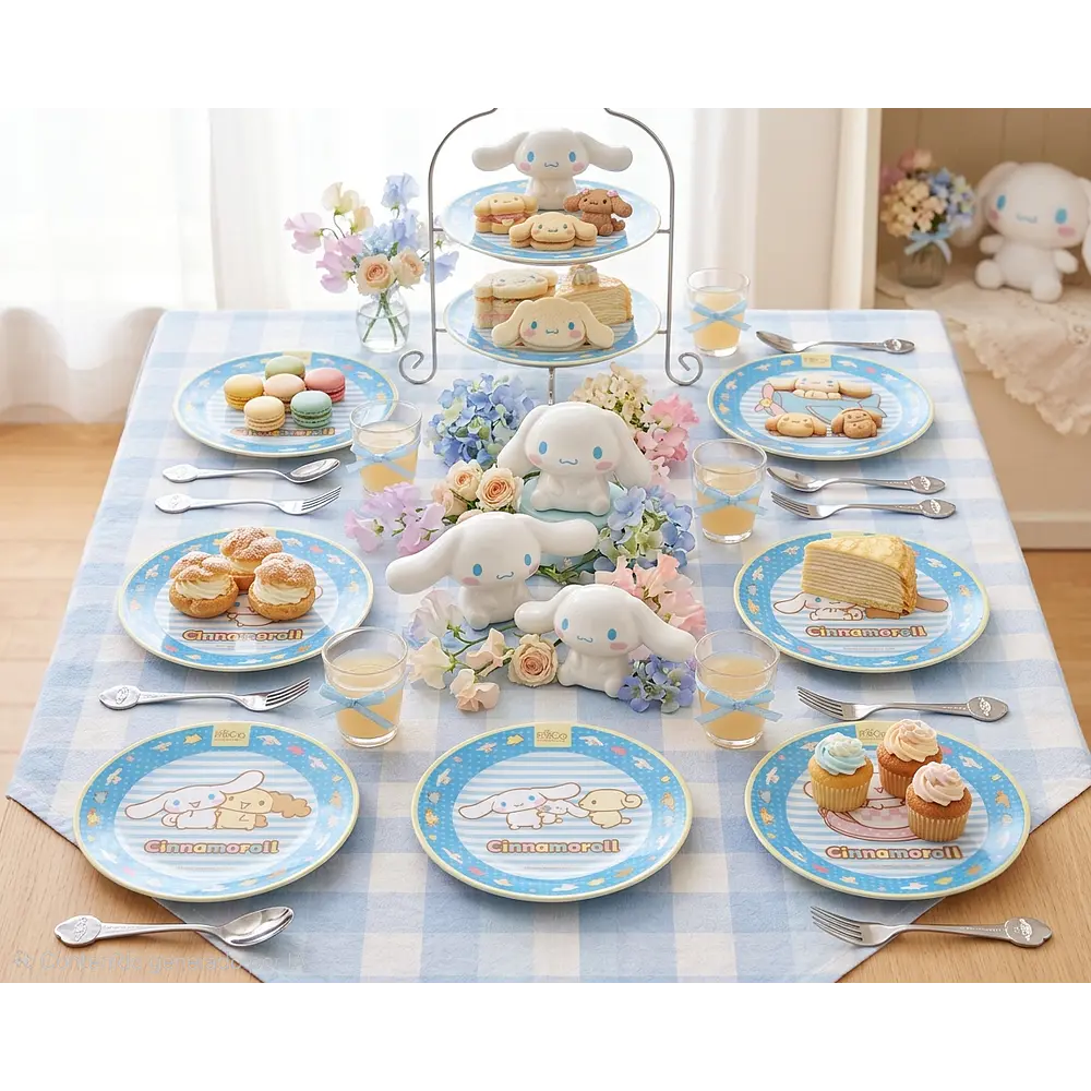 Platos Cinnamoroll 6 unidades 