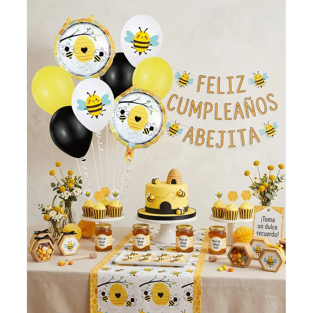 Set de globos abejita