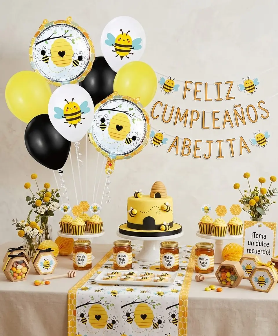 Set de globos abejita 2