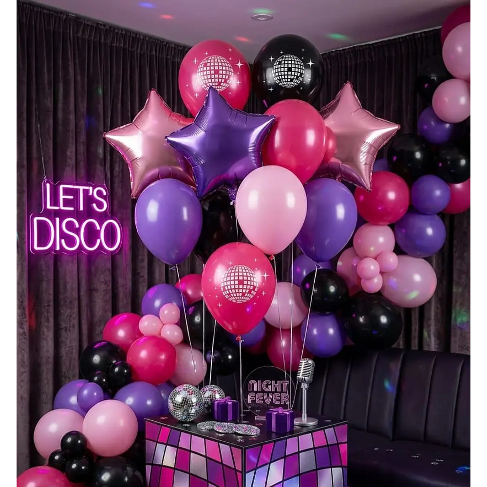 Set de globos disco