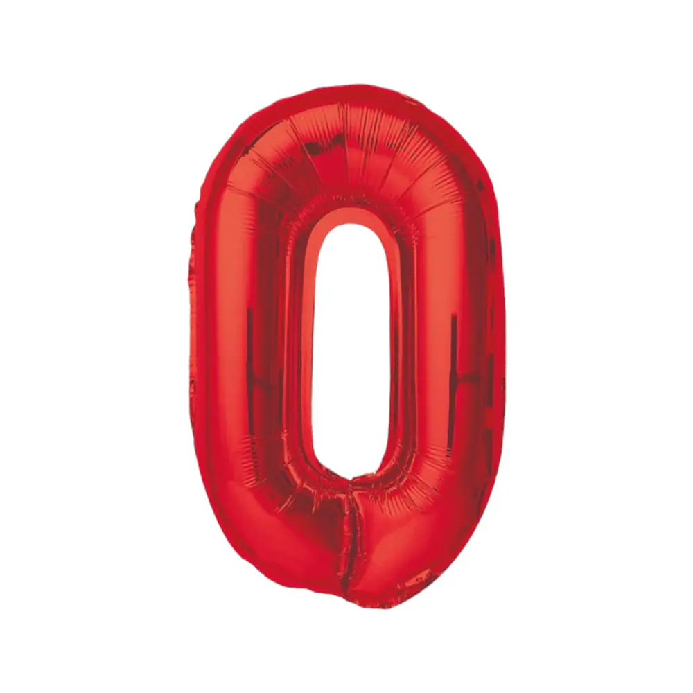 Numeros del 0-9 rojo 
