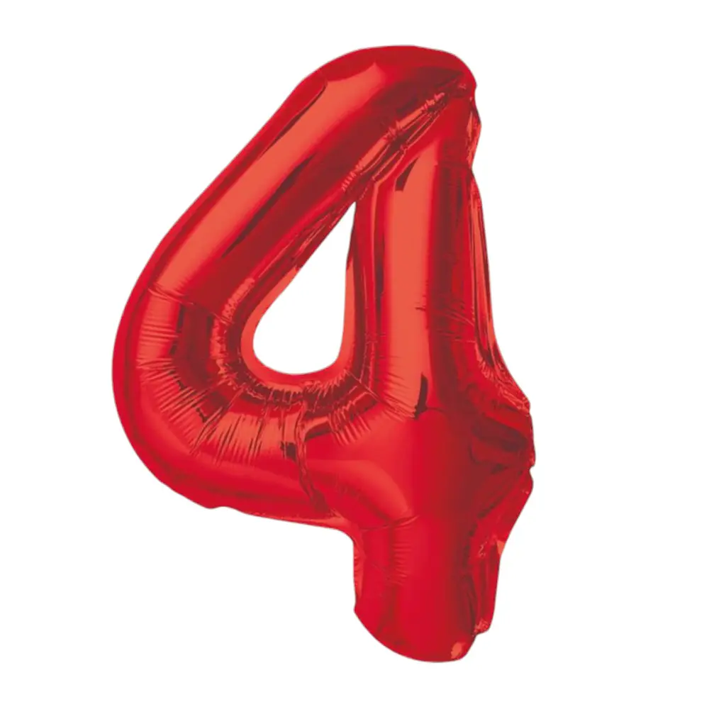 Numeros del 0-9 rojo 