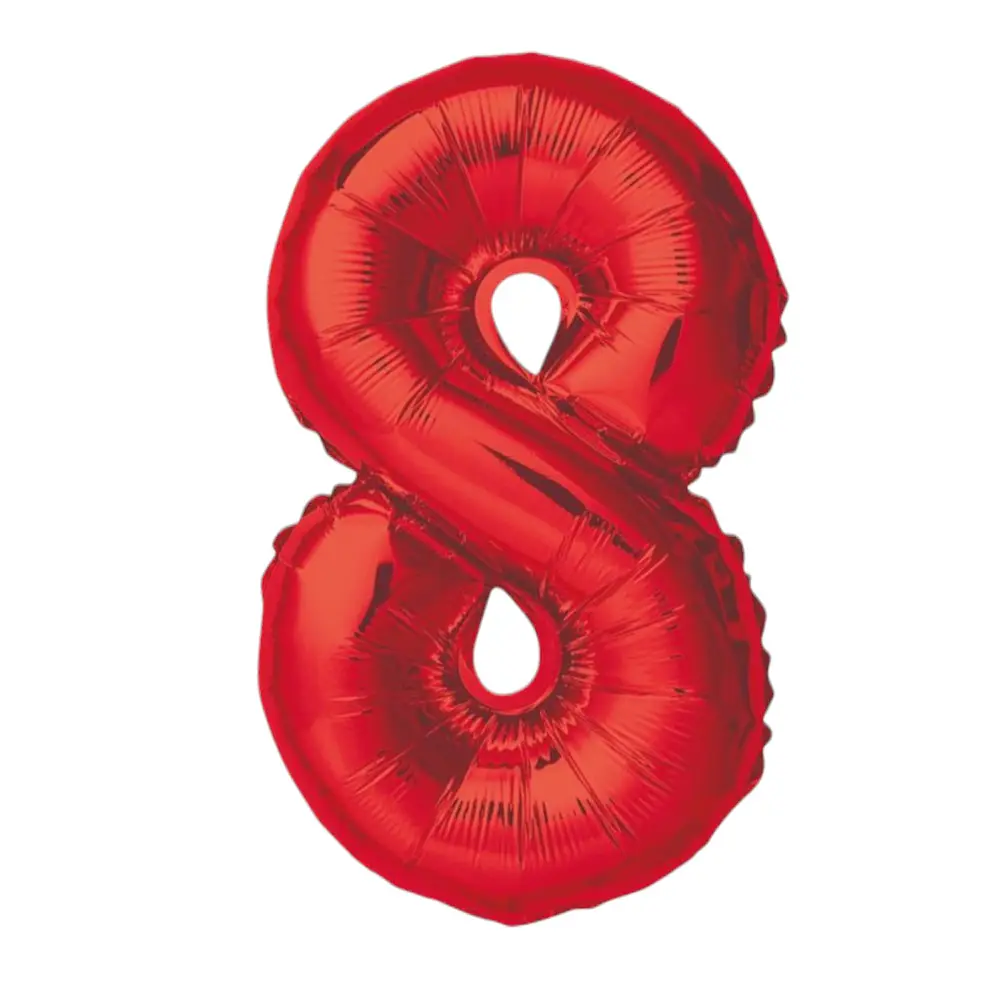Numeros del 0-9 rojo 