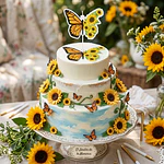 Vela decorativa mariposa