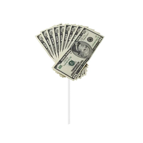 Vela decorativa dolar