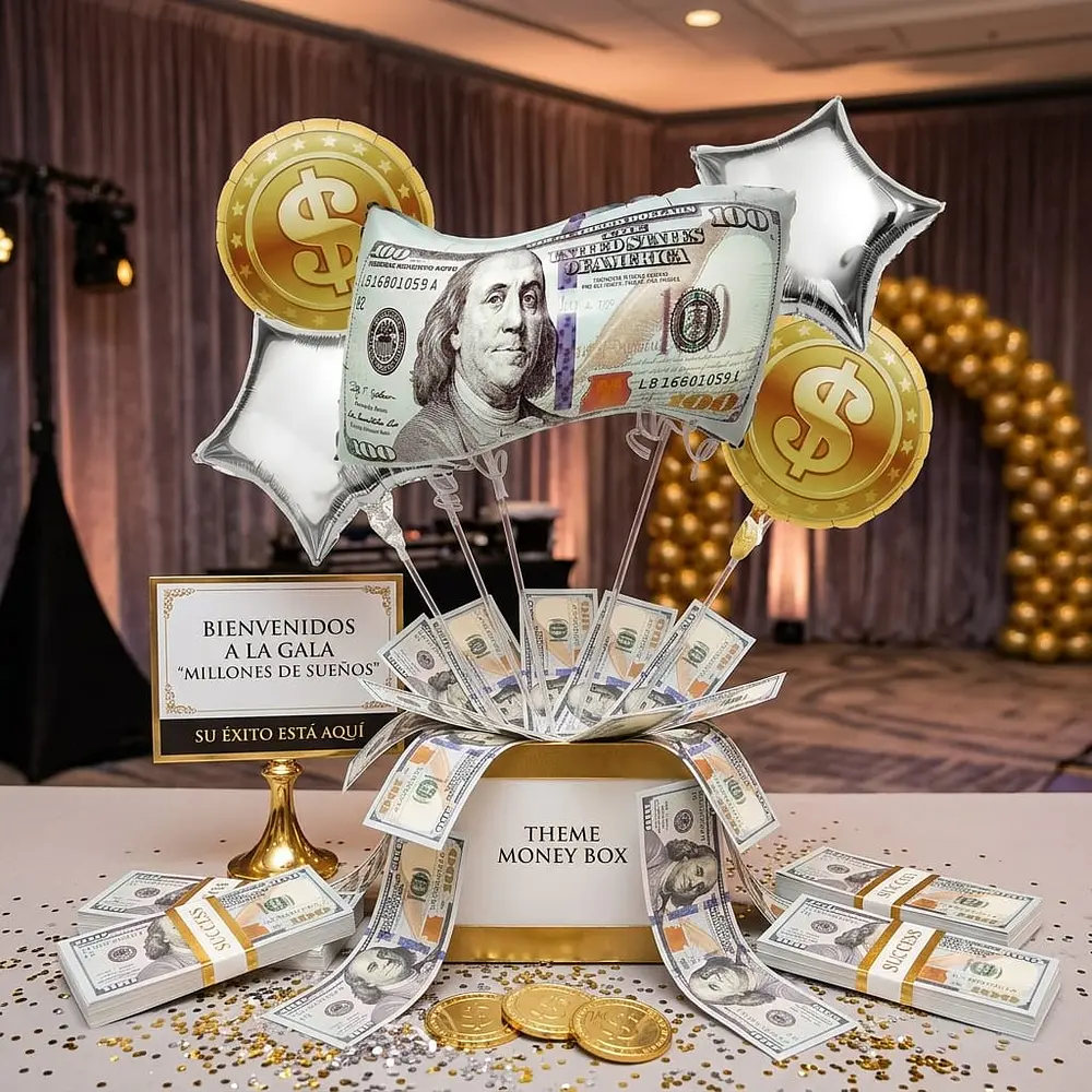 Set de globos dolar