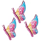 Globos metálicos mariposa 3 unidades 29 cm - Miniatura 1