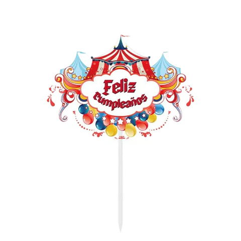 Vela decorativa circo