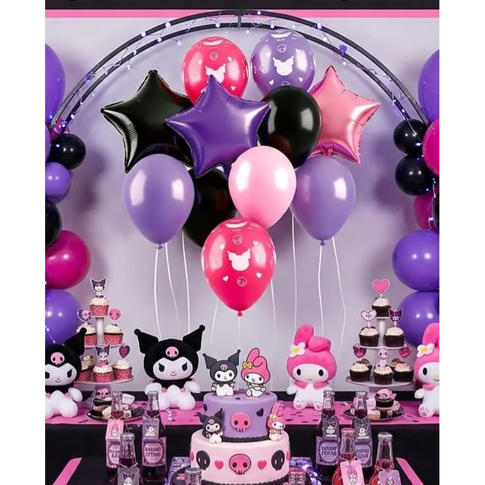 Set de globos kuromi