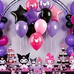 Set de globos kuromi