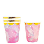 Vasos mármol 6 unidades