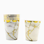 Vasos mármol 6 unidades