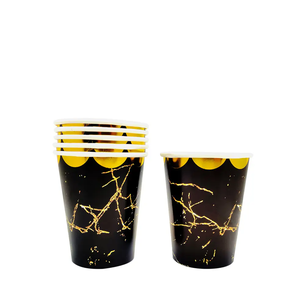 Vasos mármol 6 unidades