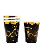Vasos mármol 6 unidades