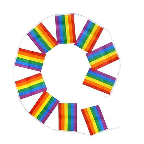 Guirnalda bandera arcoíris 3 mts 