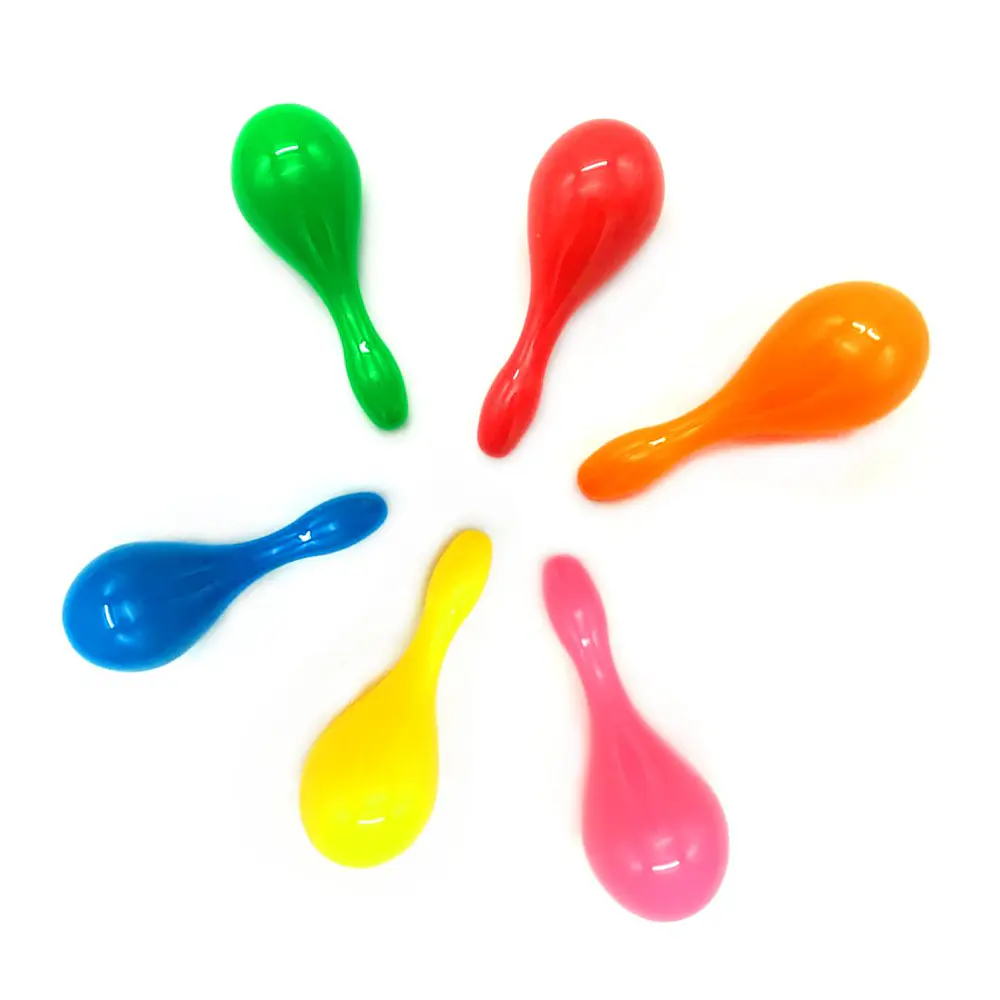 Maracas colores surtidos 12 unidades