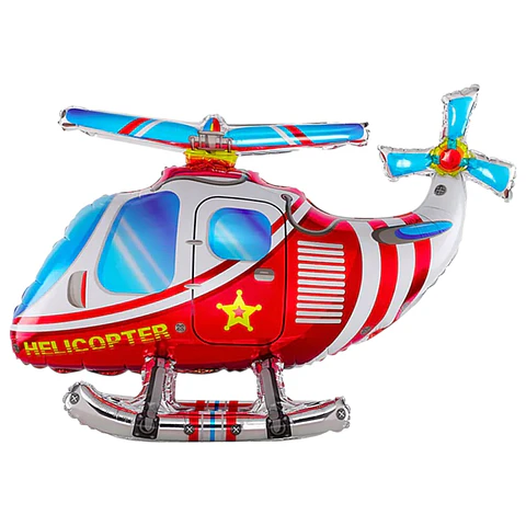 Globo helicóptero 3D