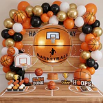 Globo pelota de basquetbol 3D
